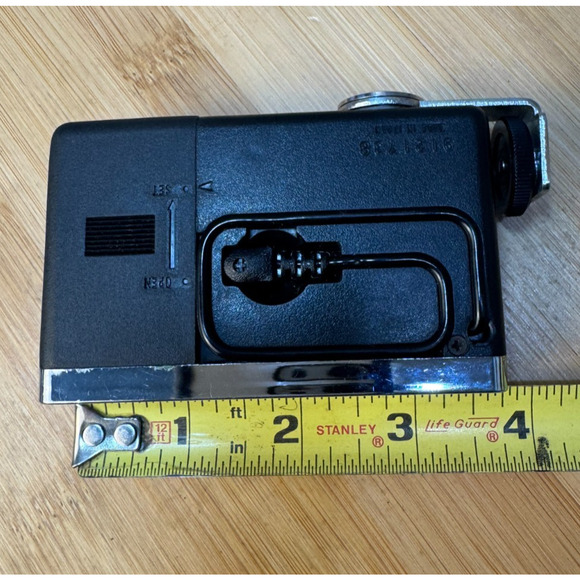 National Minitop Vintage Shoe Mount Flash Black Untested - Picture 10 of 12